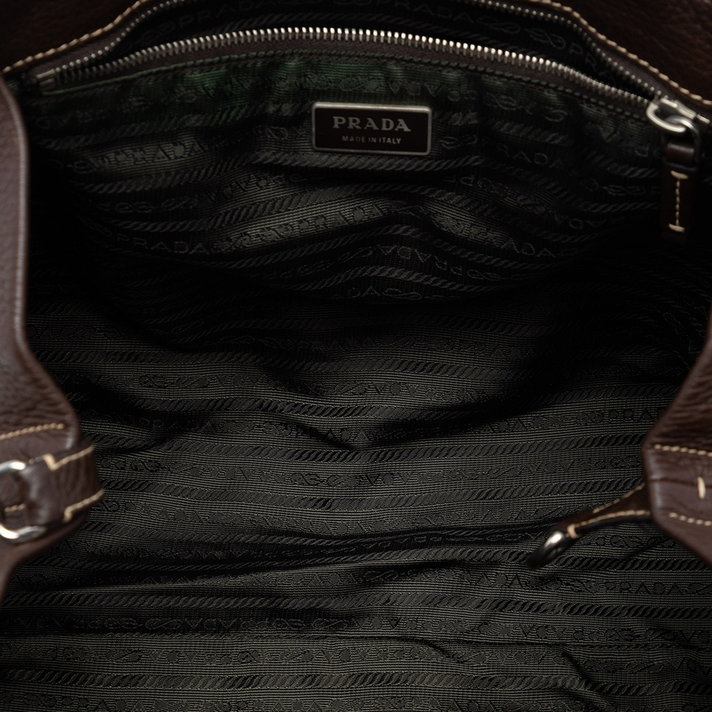 Pre-Loved Prada Tessuto and Leather Tote - Picture 4 of 6